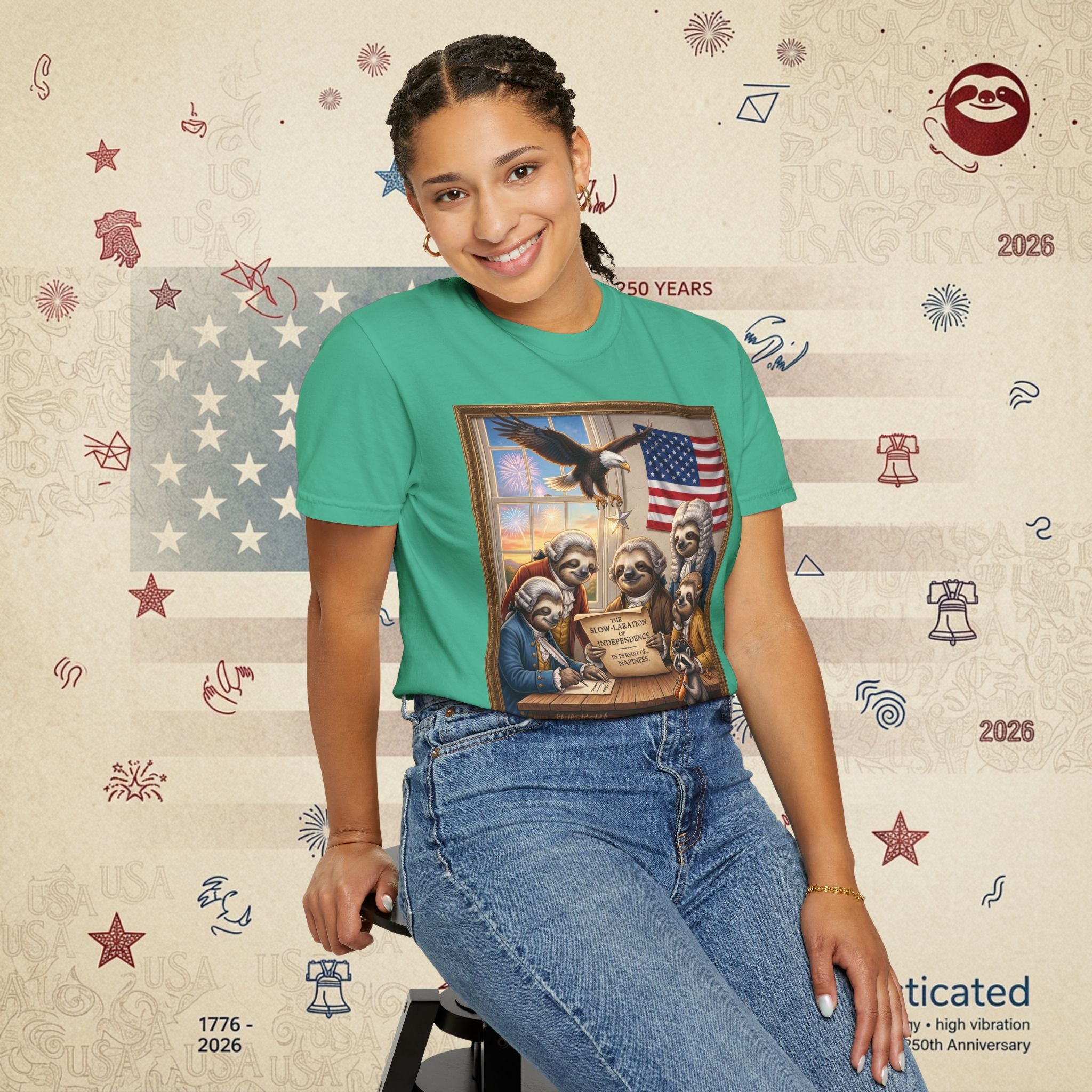 The Slow Labratory — We The Sloths Declaration Tee
