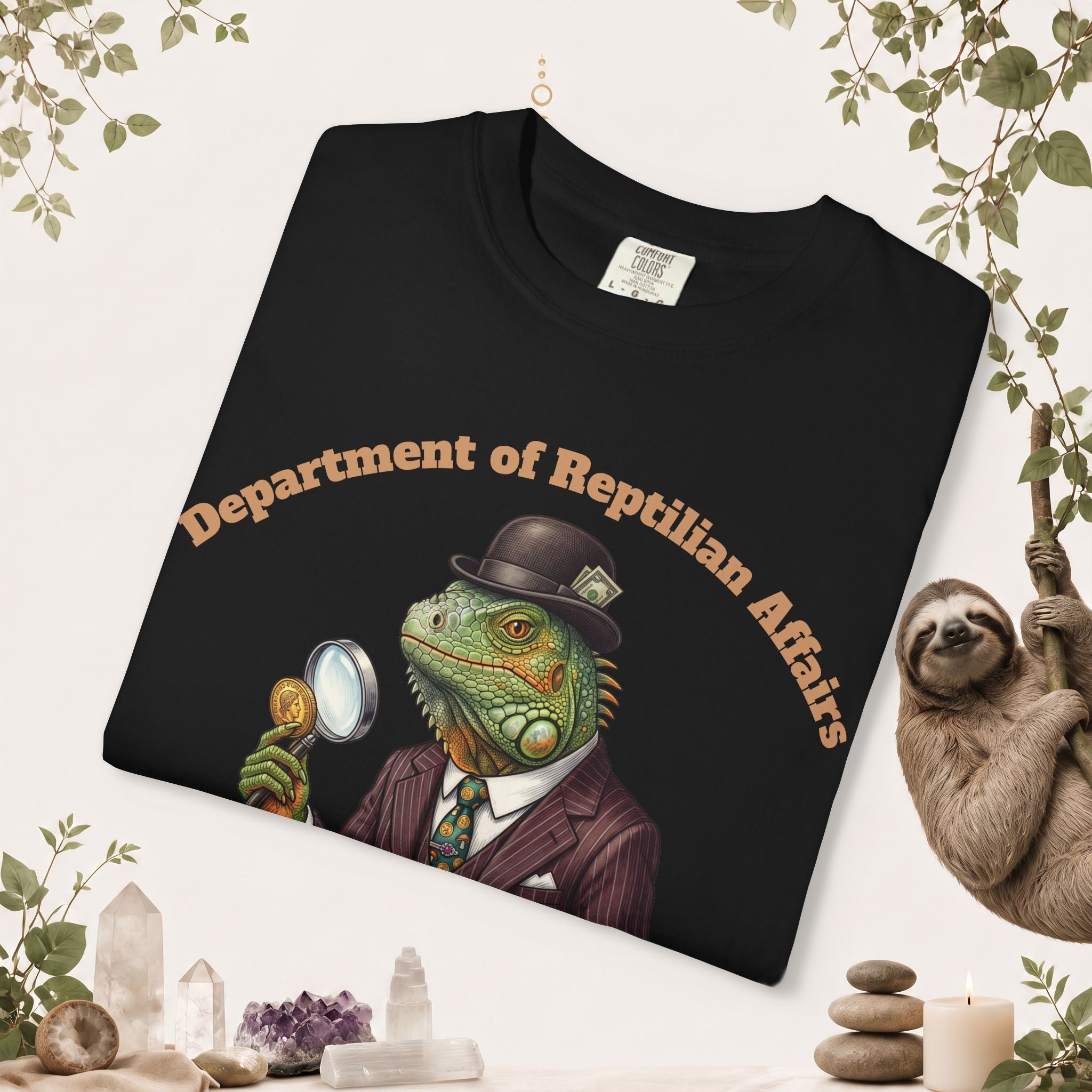 Iguana Banker T-Shirt — Department of Reptilian Affairs