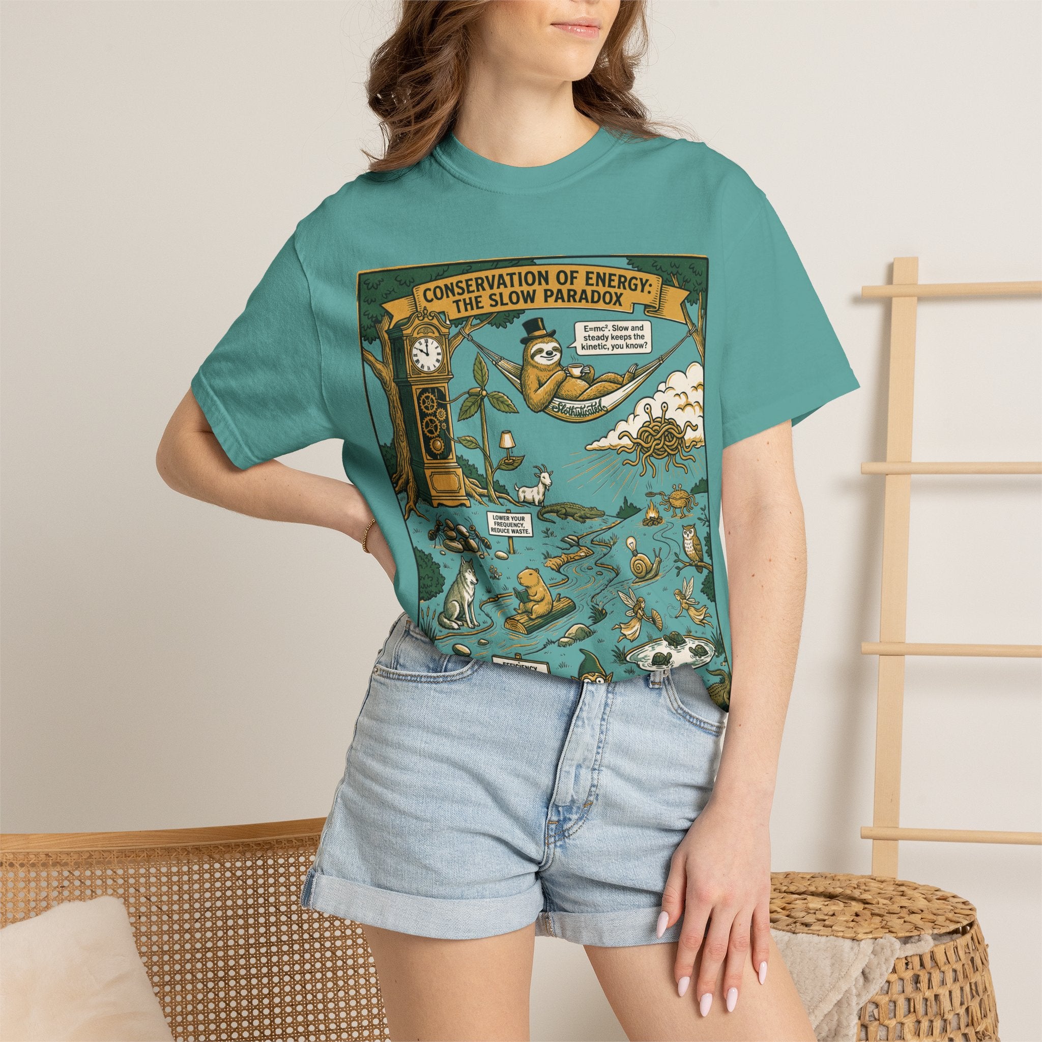 The Second Law | Sloth Graphic Tee | Slothisticated