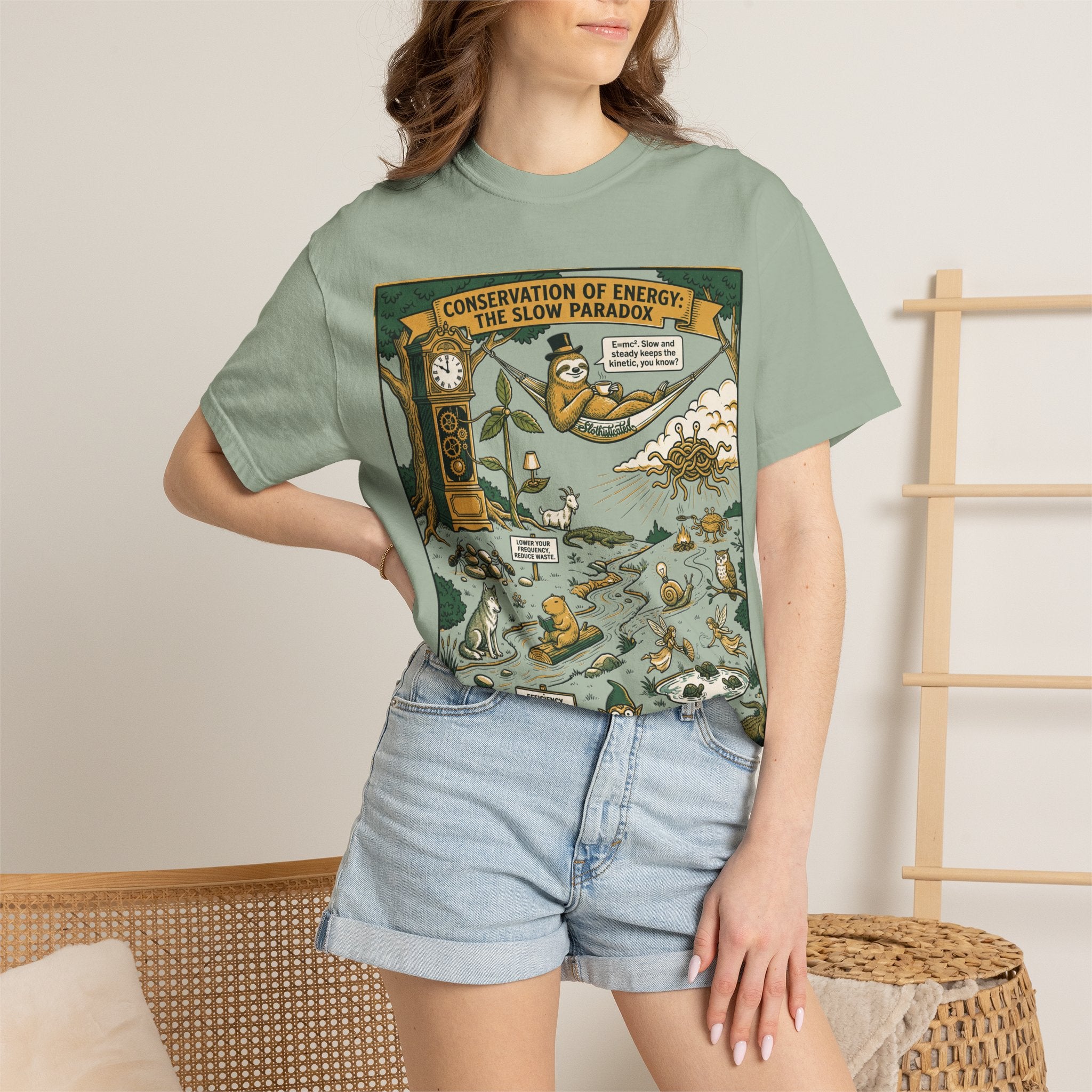 The Second Law | Sloth Graphic Tee | Slothisticated