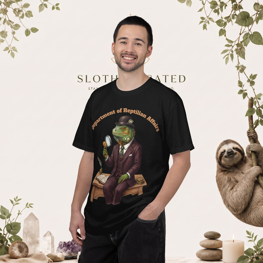 Iguana Banker T-Shirt — Department of Reptilian Affairs