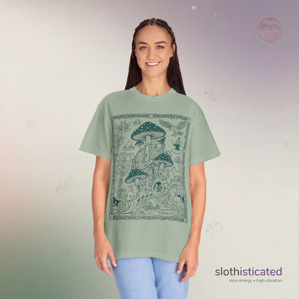 The Mushroom Court — A Fungal Folktale in Ink