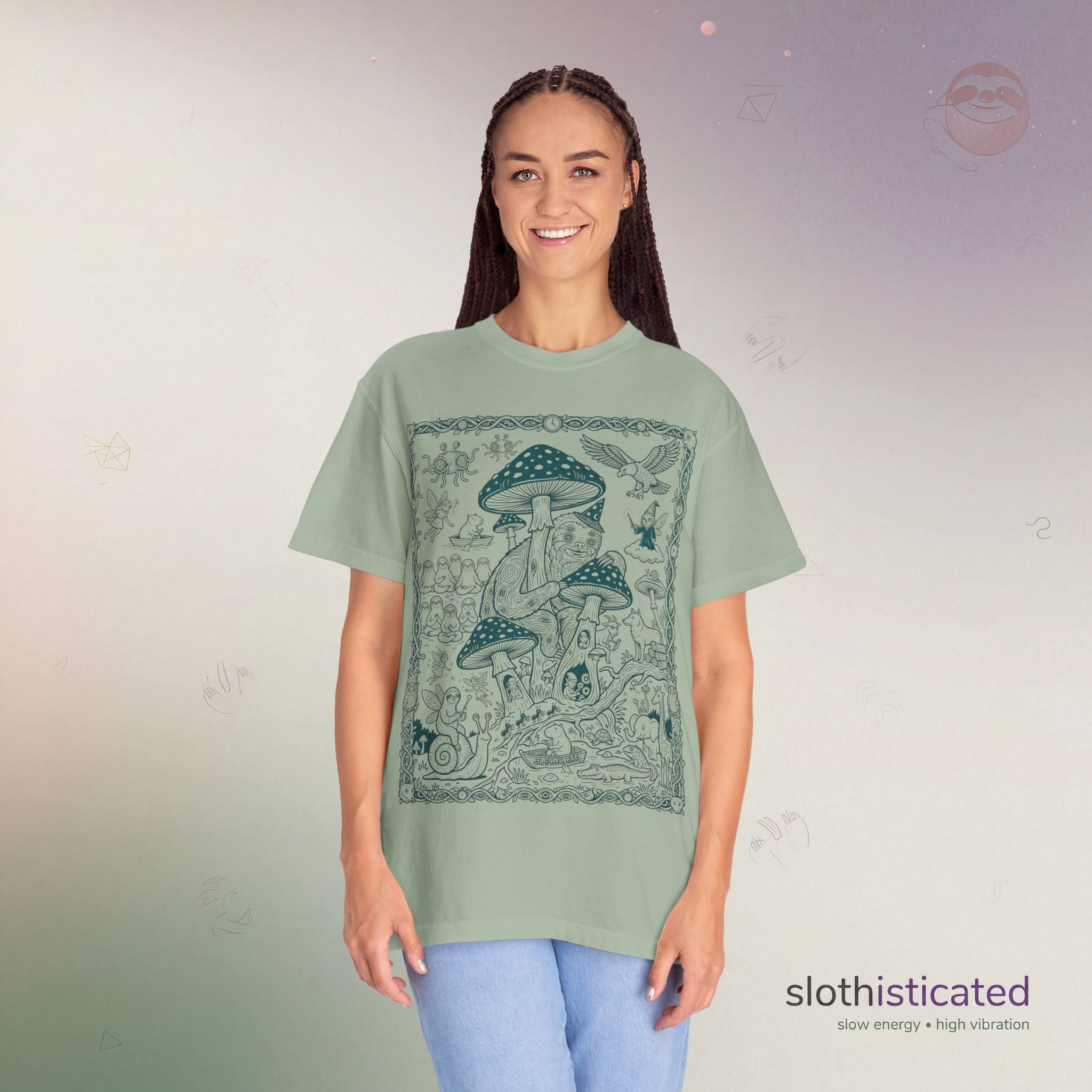 The Mushroom Court — A Fungal Folktale in Ink