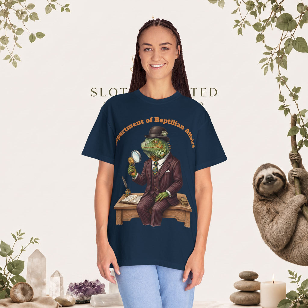 Iguana Banker T-Shirt — Department of Reptilian Affairs