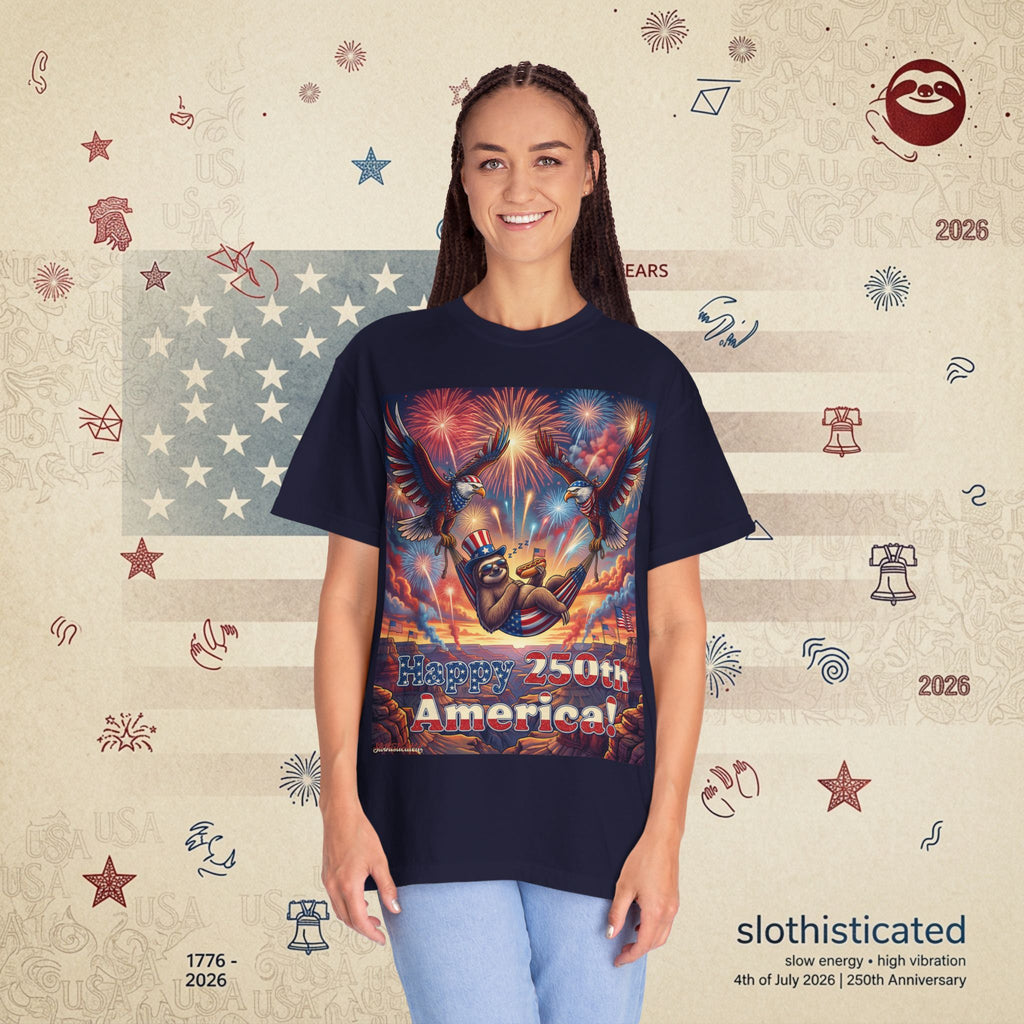 The Repose — Sloth Hammock 250th Anniversary T-Shirt