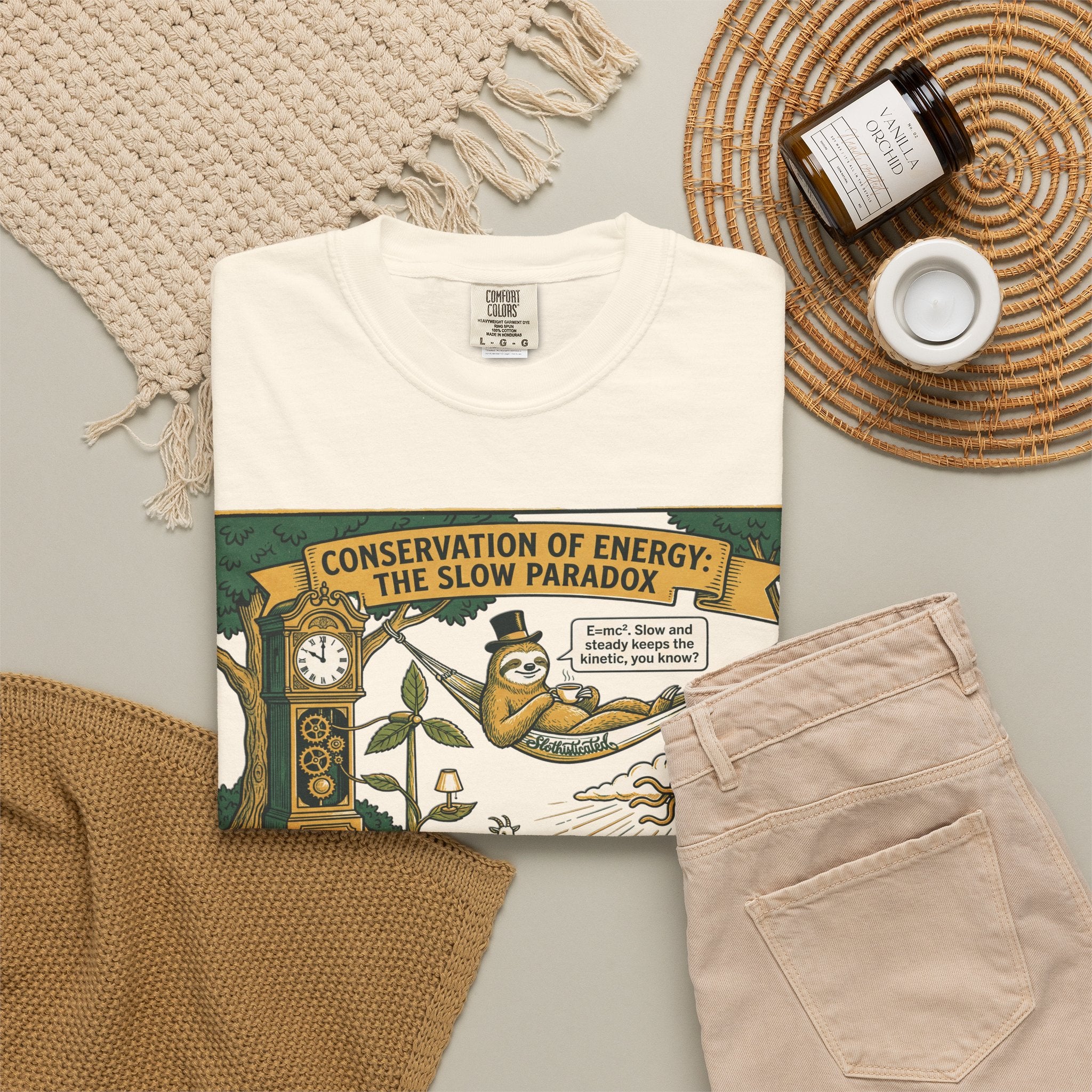 The Second Law | Sloth Graphic Tee | Slothisticated