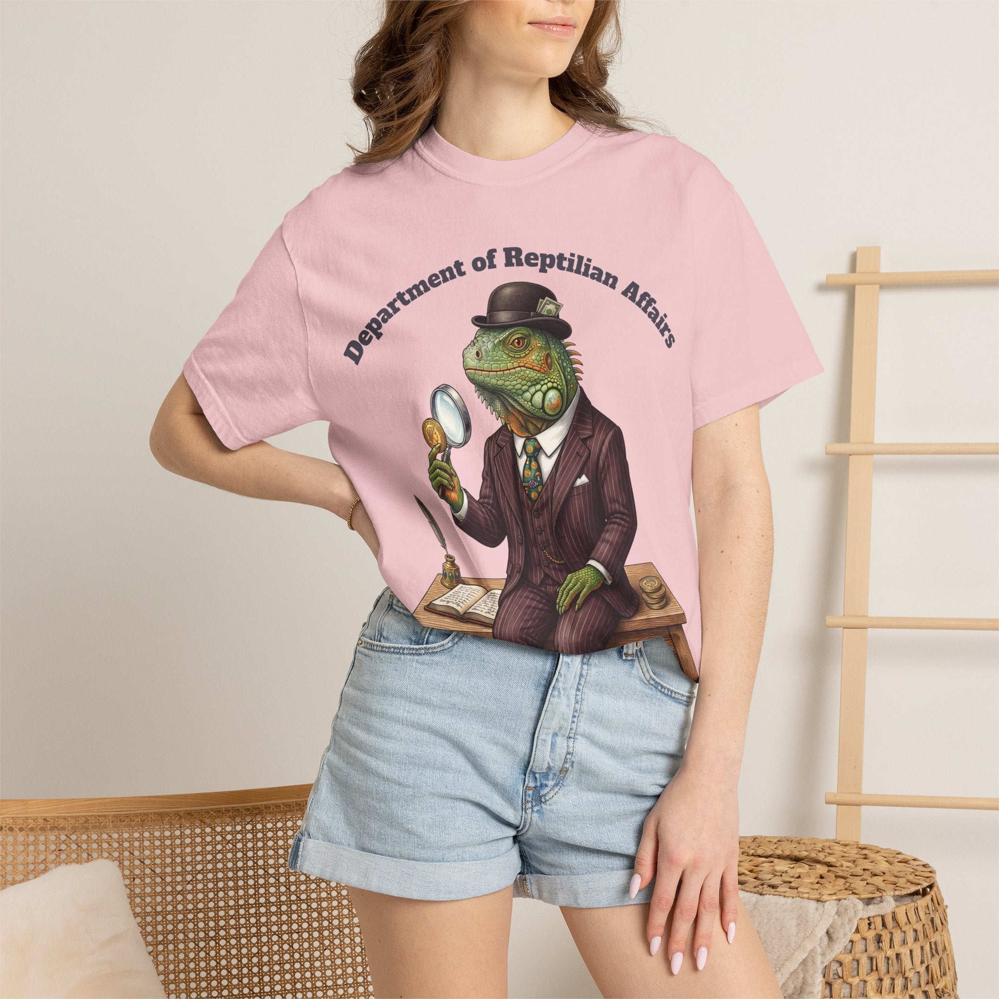 Iguana Banker T-Shirt — Department of Reptilian Affairs