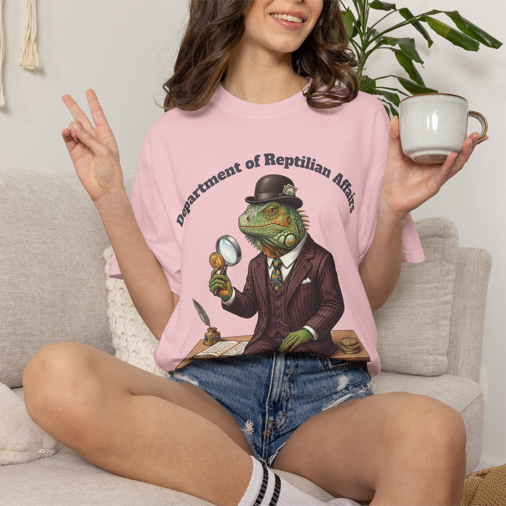 Iguana Banker T-Shirt — Department of Reptilian Affairs