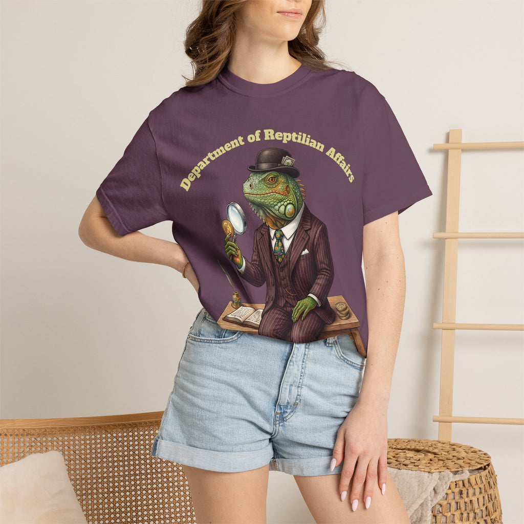 Iguana Banker T-Shirt — Department of Reptilian Affairs