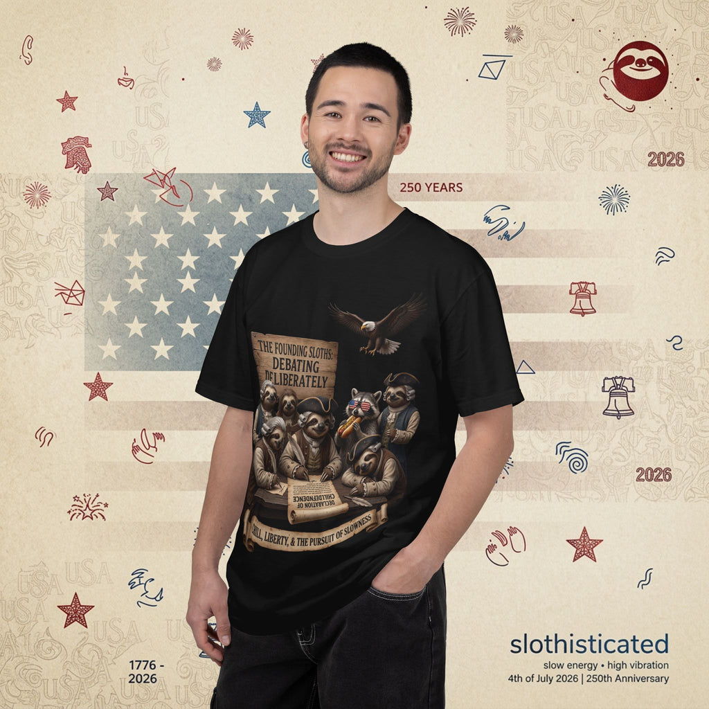 The Founding Sloths — Debating Deliberately Colonial Sloth Tee