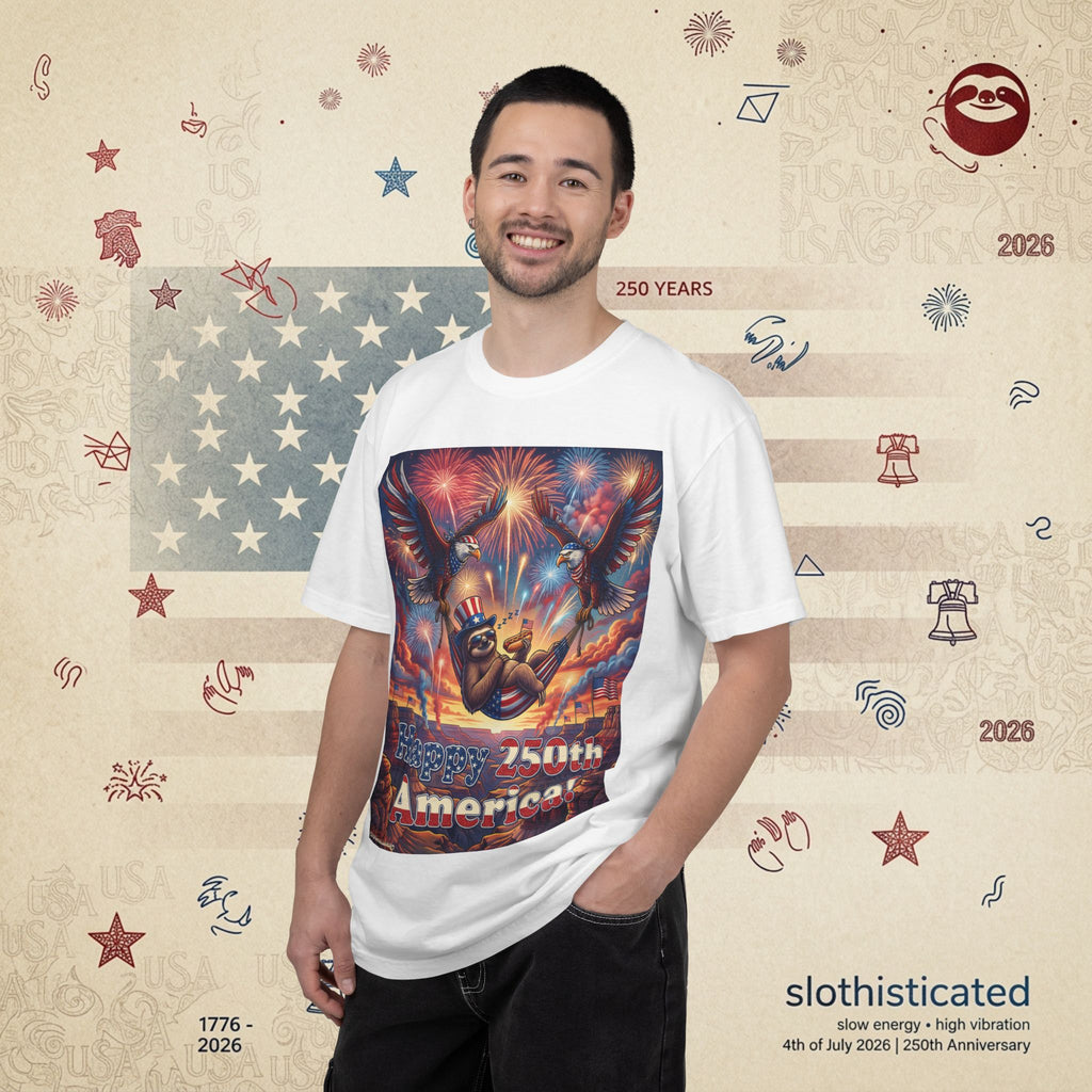 The Repose — Sloth Hammock 250th Anniversary T-Shirt
