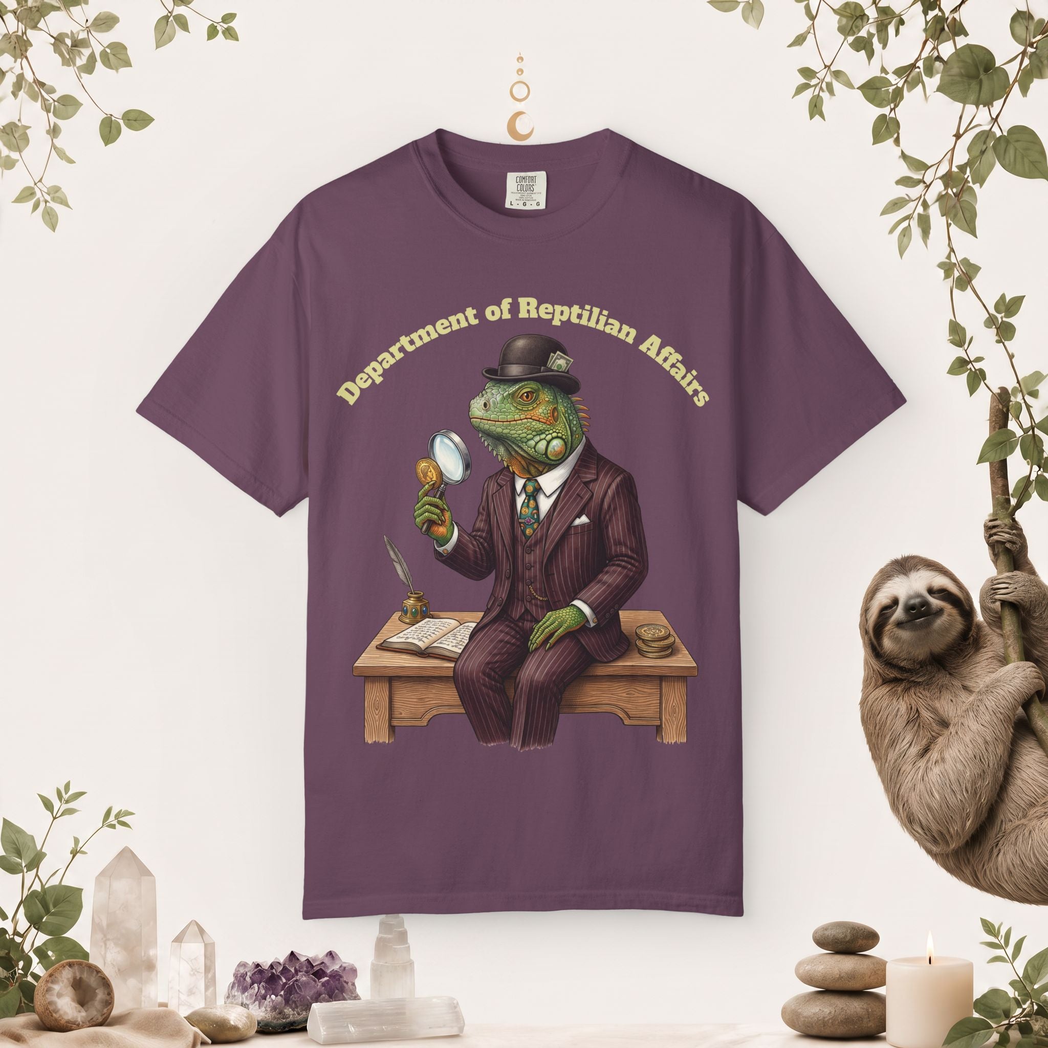 Iguana Banker T-Shirt — Department of Reptilian Affairs