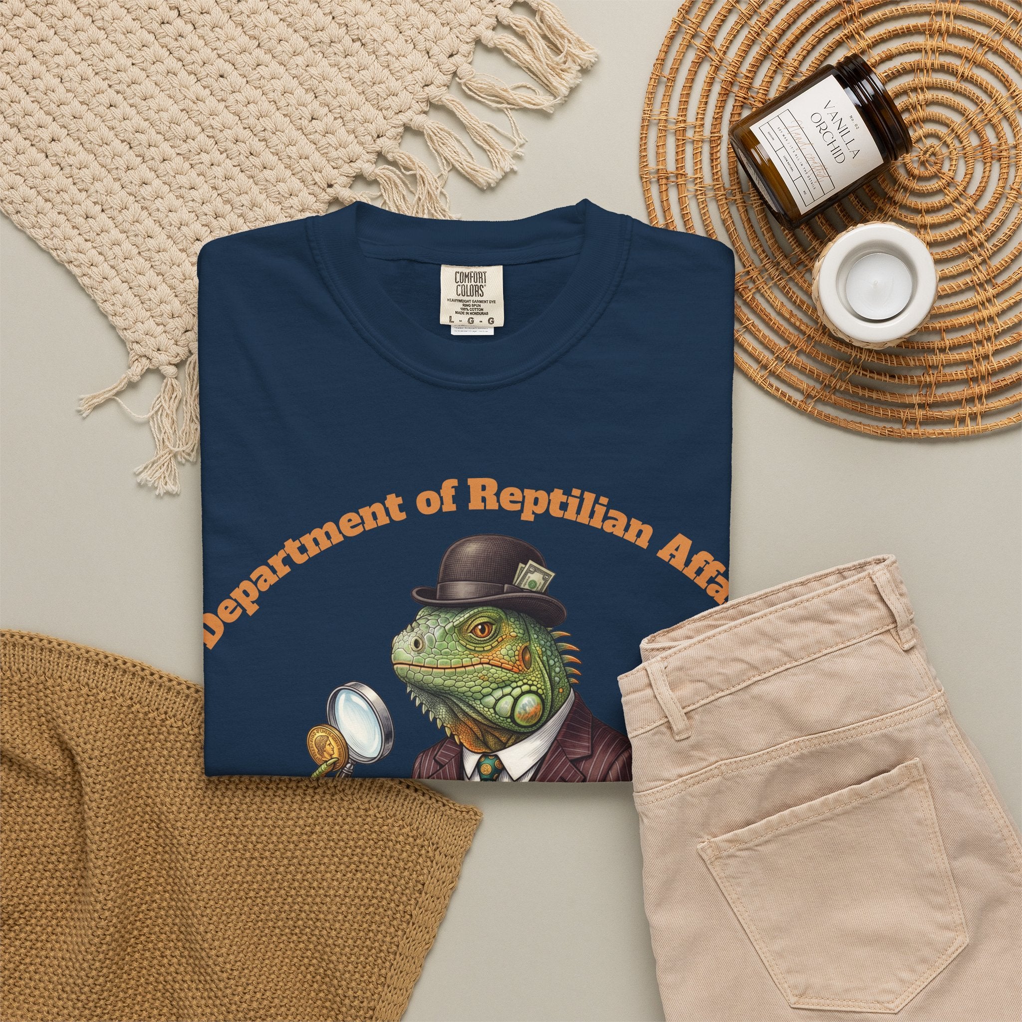 Iguana Banker T-Shirt — Department of Reptilian Affairs