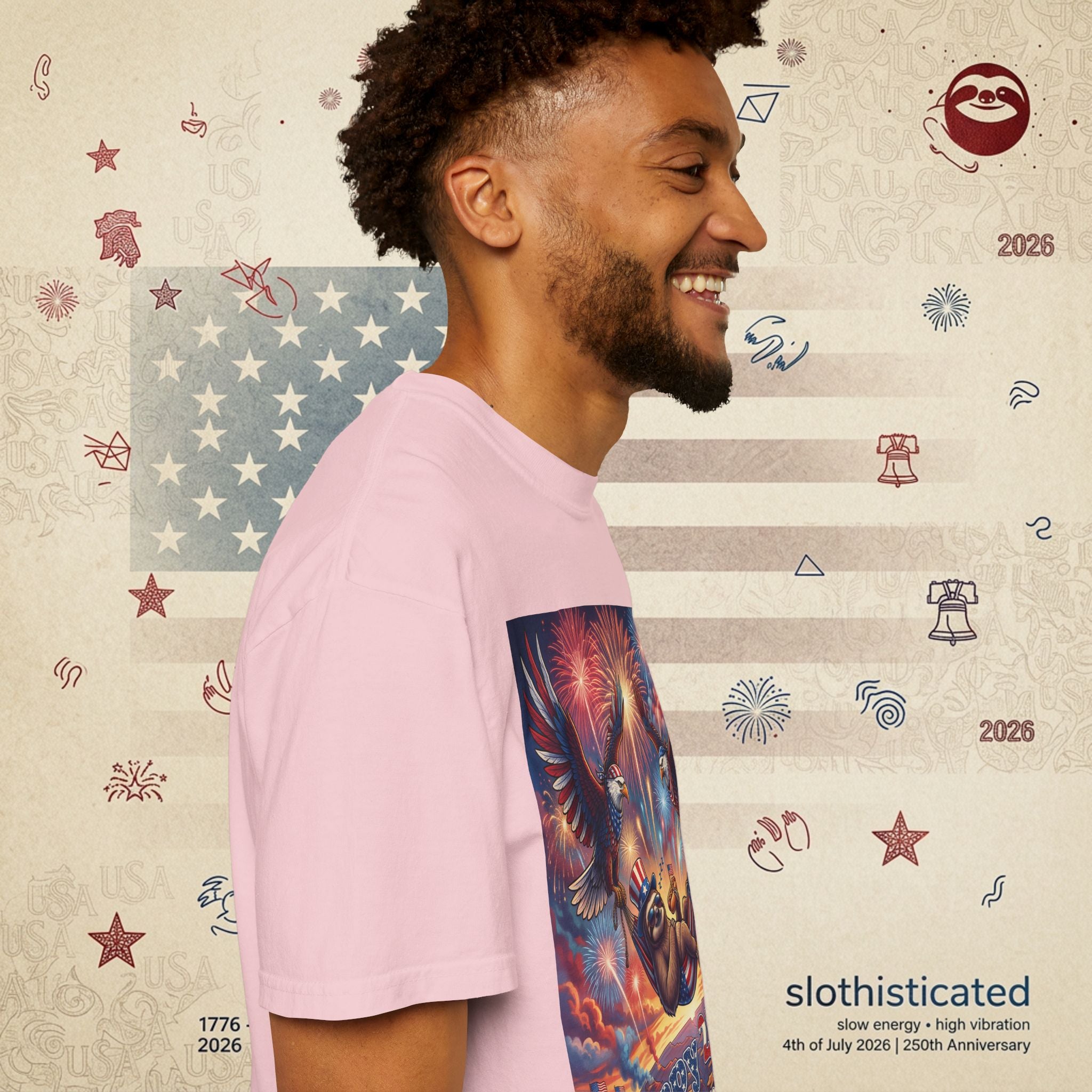 The Repose — Sloth Hammock 250th Anniversary T-Shirt