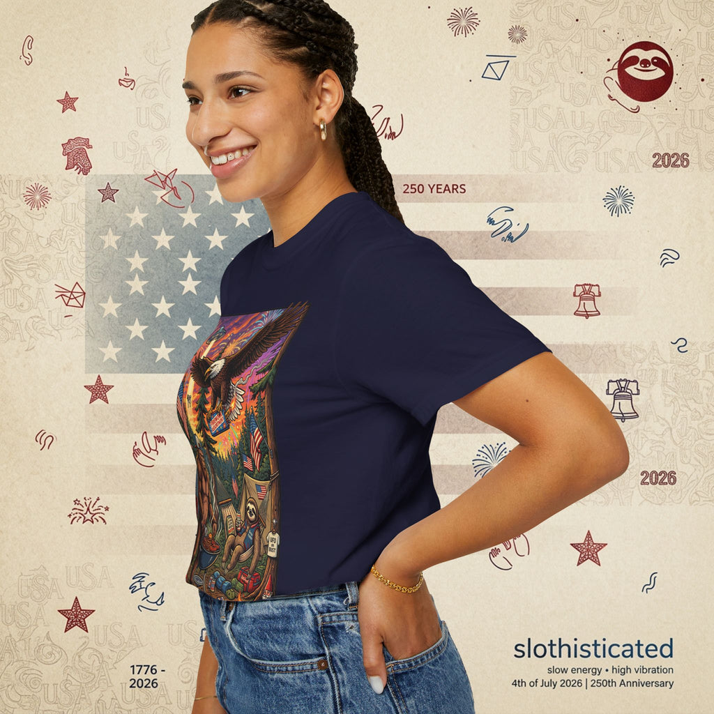 The Pitmaster — Patriotic Sasquatch Eagle Cookout T-Shirt