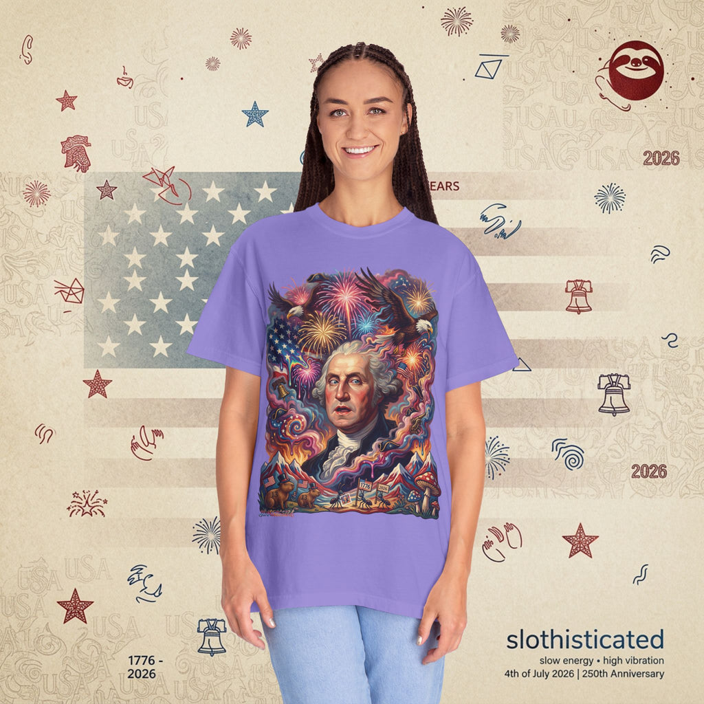 The Reverie — Psychedelic George Washington Fireworks T-Shirt