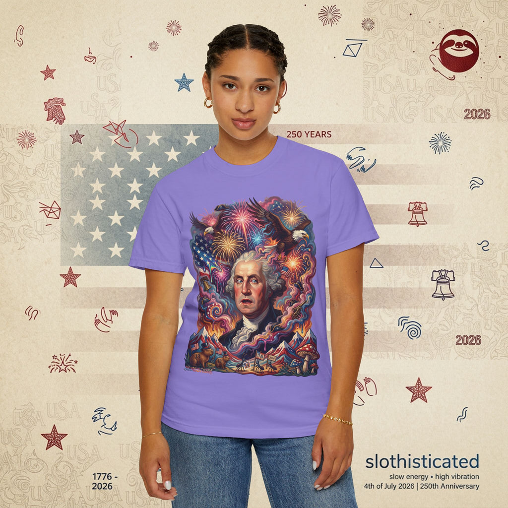 The Reverie — Psychedelic George Washington Fireworks T-Shirt