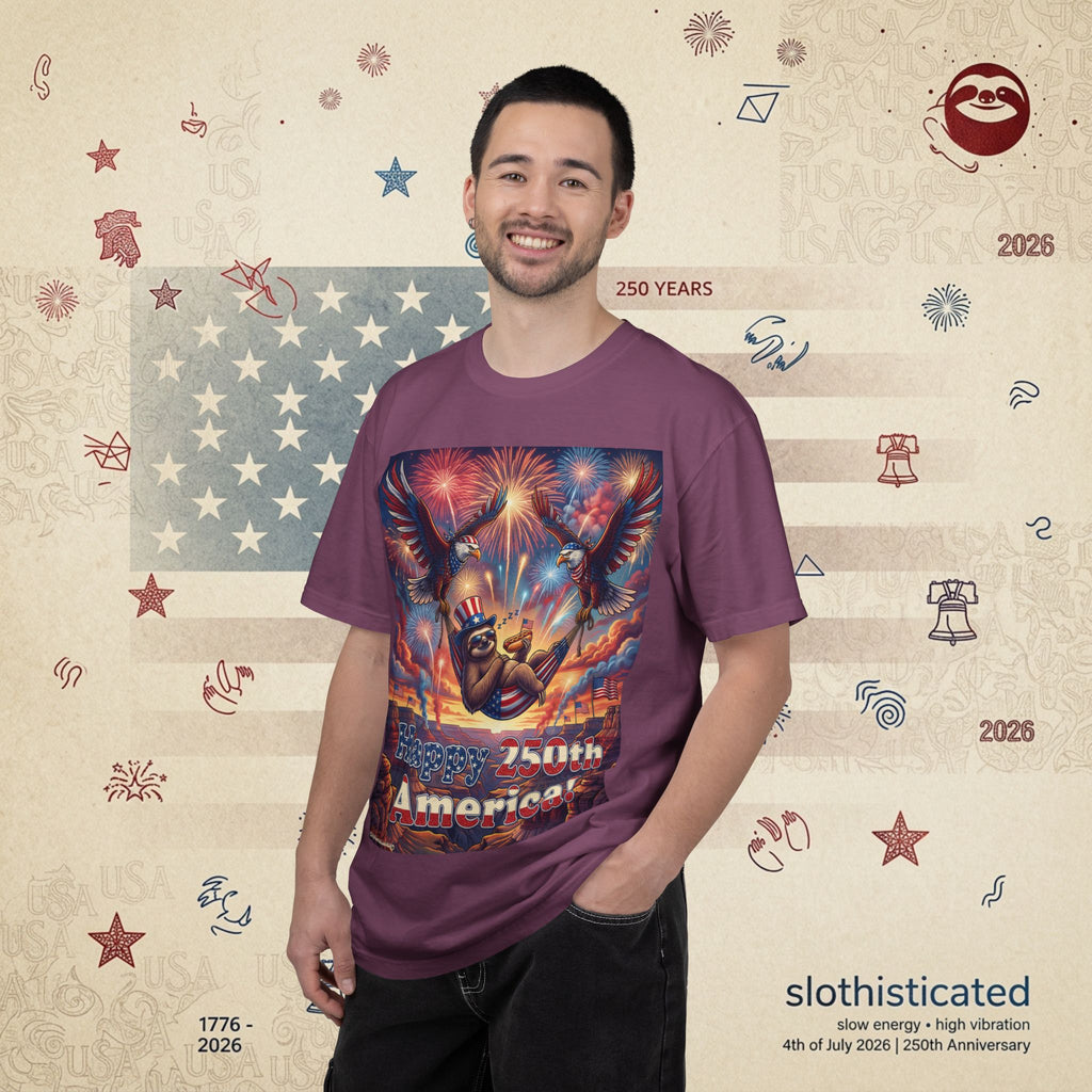 The Repose — Sloth Hammock 250th Anniversary T-Shirt