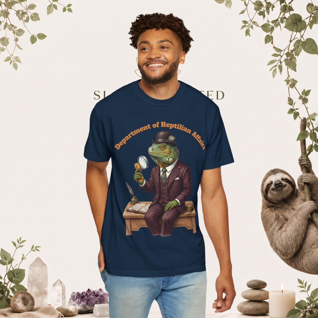 Iguana Banker T-Shirt — Department of Reptilian Affairs