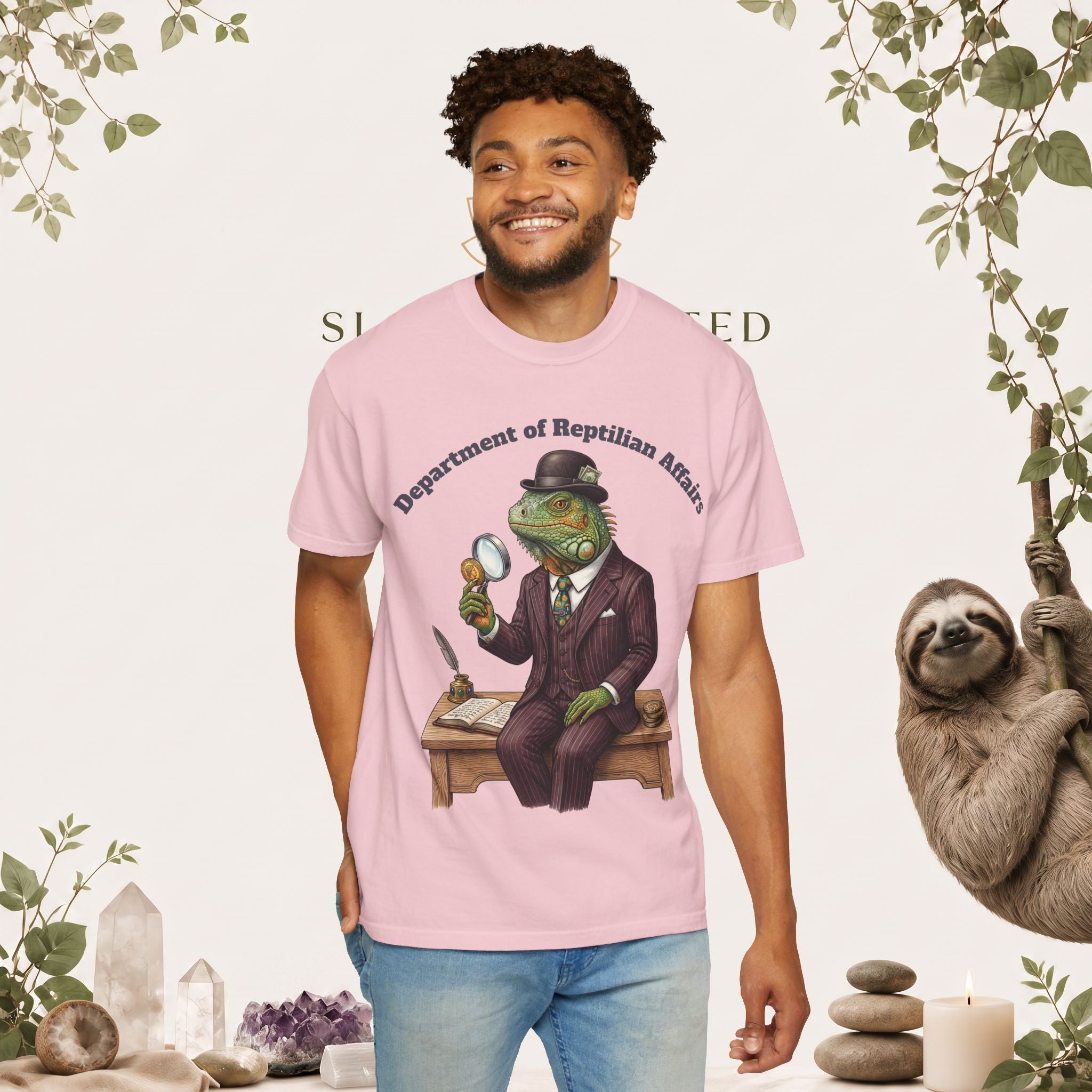Iguana Banker T-Shirt — Department of Reptilian Affairs