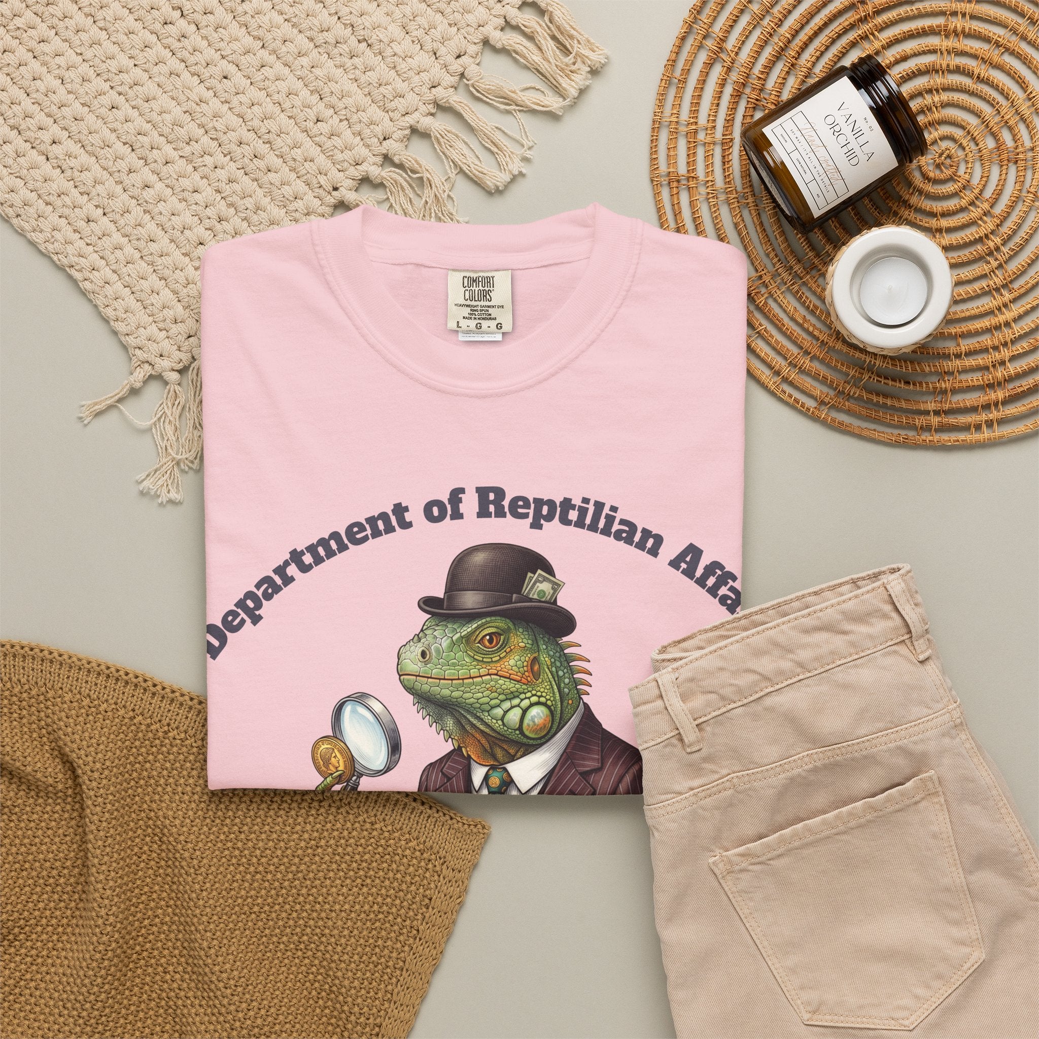 Iguana Banker T-Shirt — Department of Reptilian Affairs