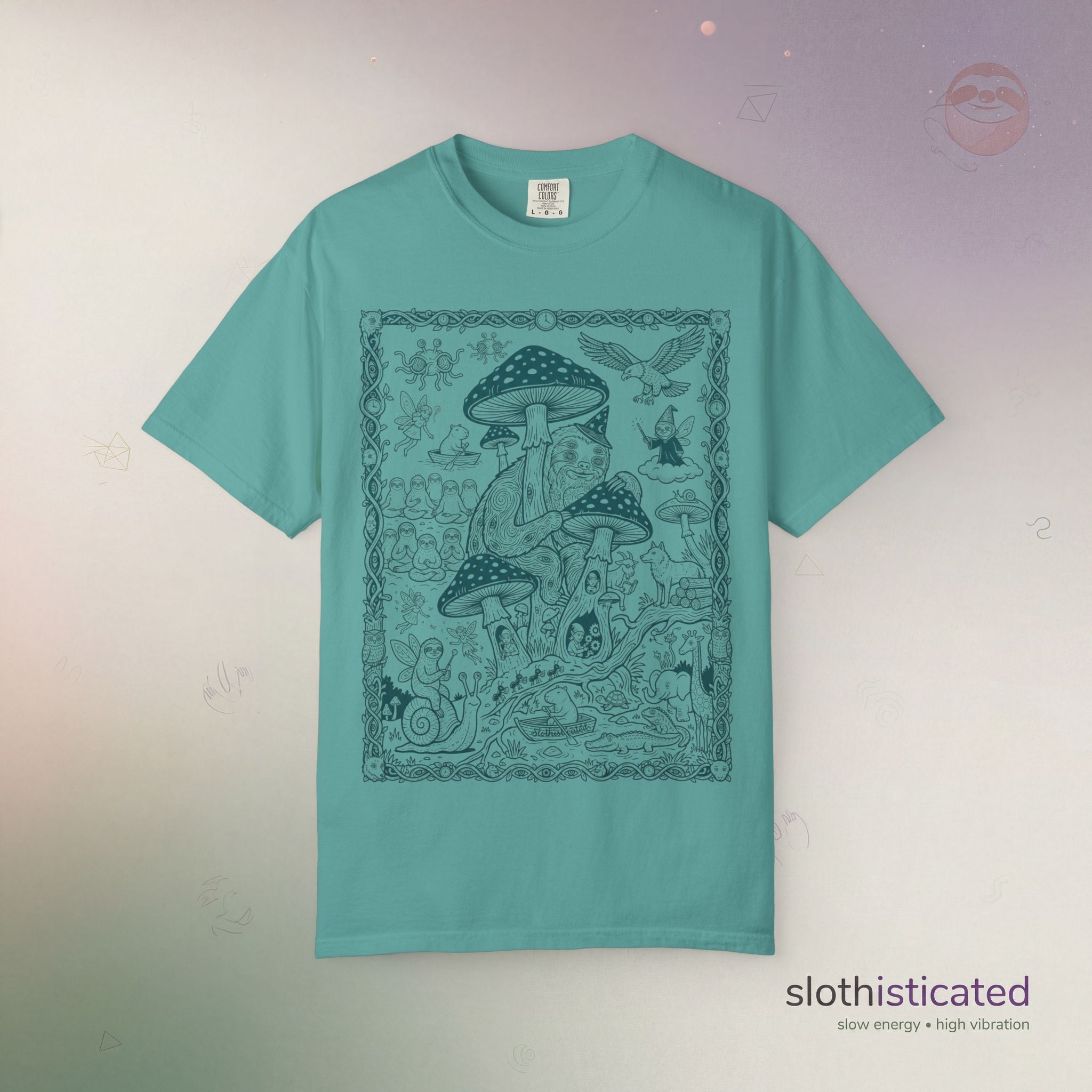 The Mushroom Court — A Fungal Folktale in Ink