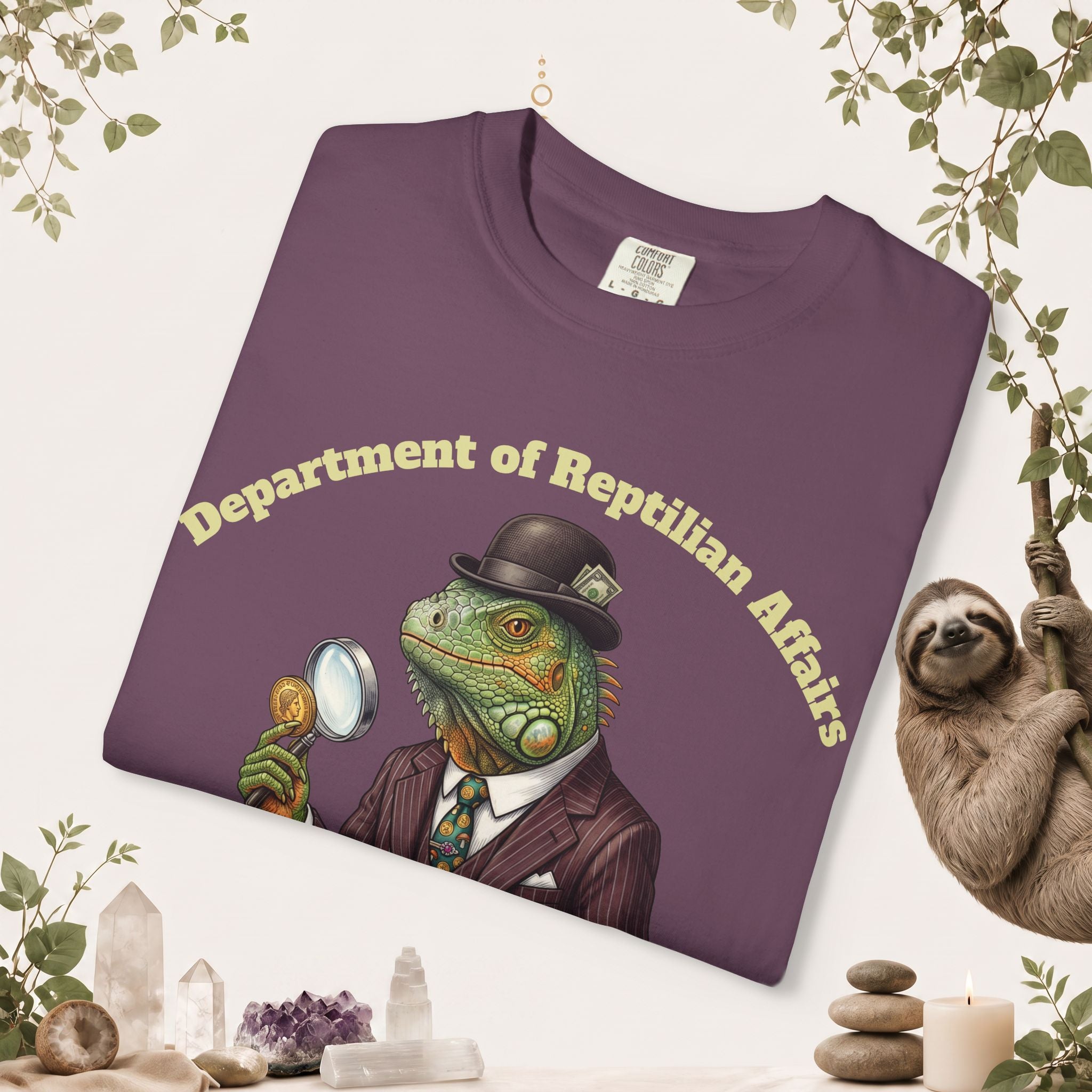 Iguana Banker T-Shirt — Department of Reptilian Affairs