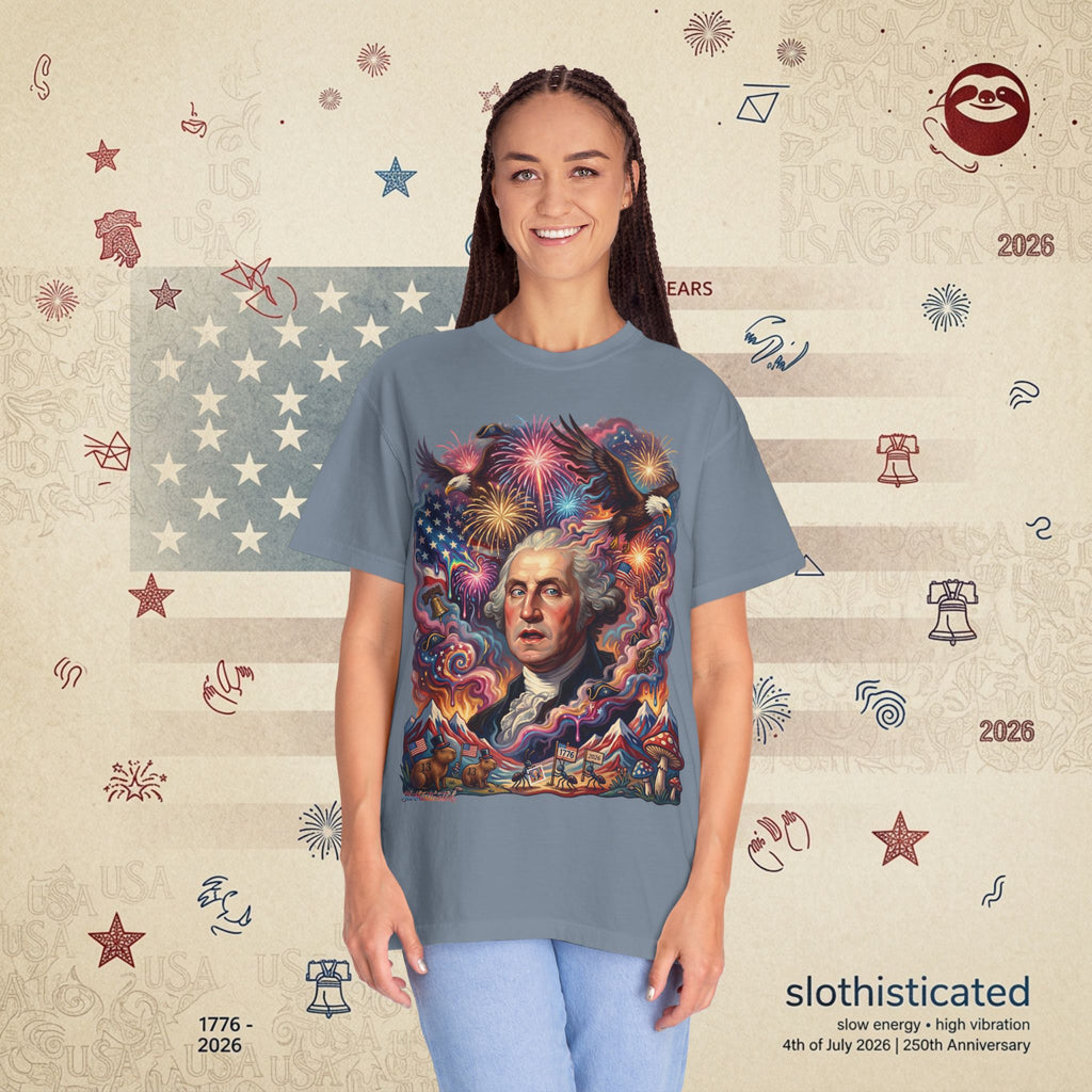 The Reverie — Psychedelic George Washington Fireworks T-Shirt