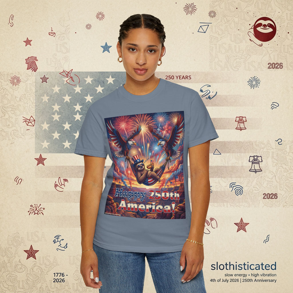 The Repose — Sloth Hammock 250th Anniversary T-Shirt