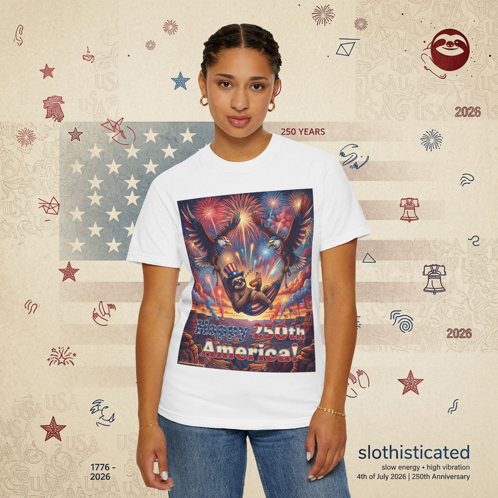 The Repose — Sloth Hammock 250th Anniversary T-Shirt