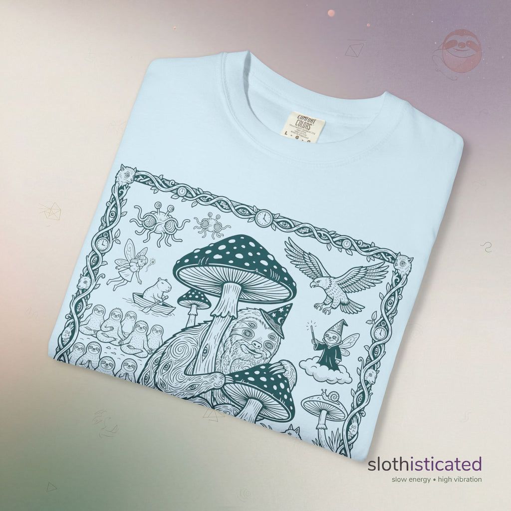 The Mushroom Court — A Fungal Folktale in Ink