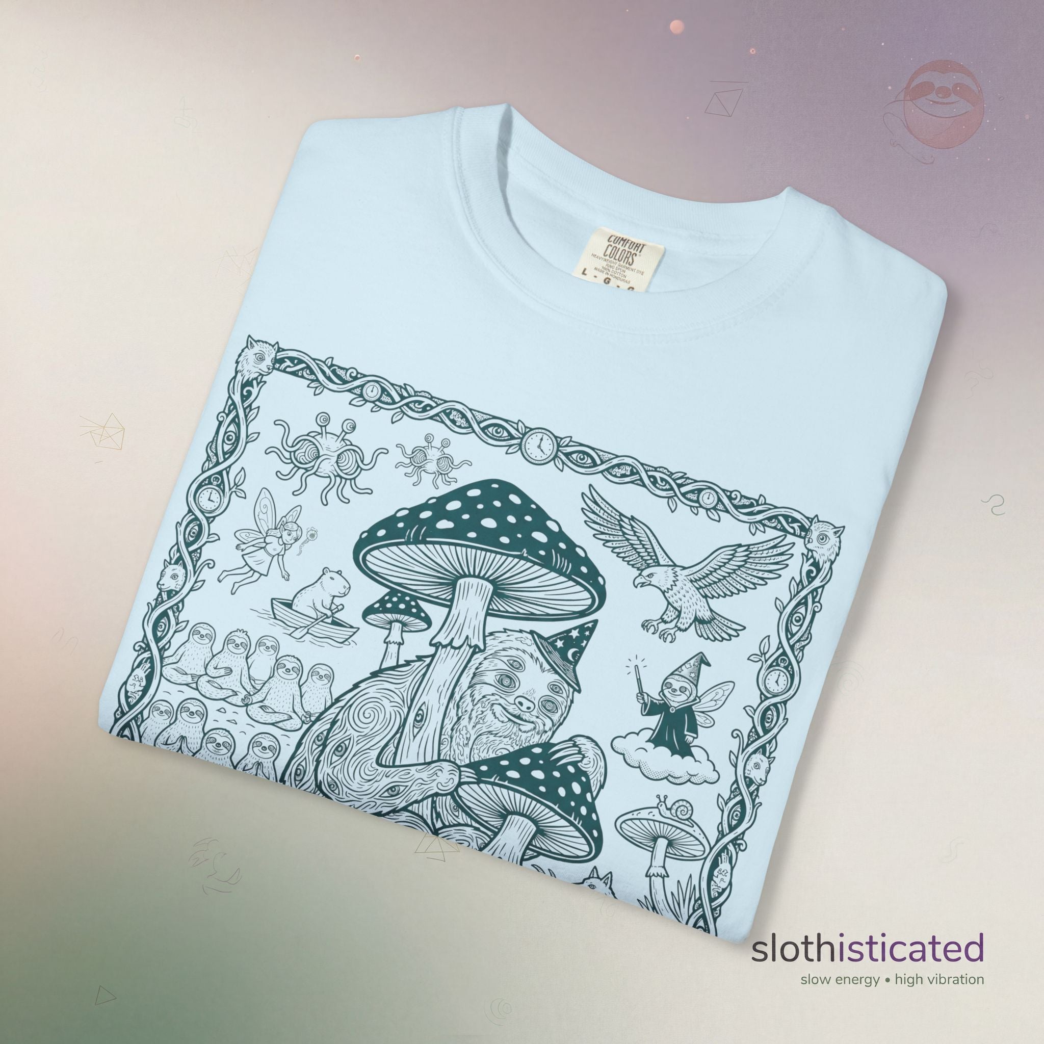 The Mushroom Court — A Fungal Folktale in Ink