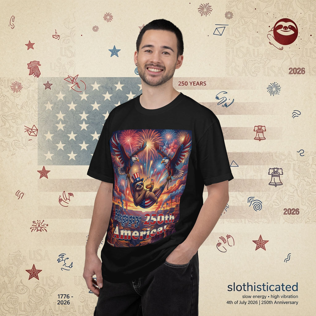 The Repose — Sloth Hammock 250th Anniversary T-Shirt