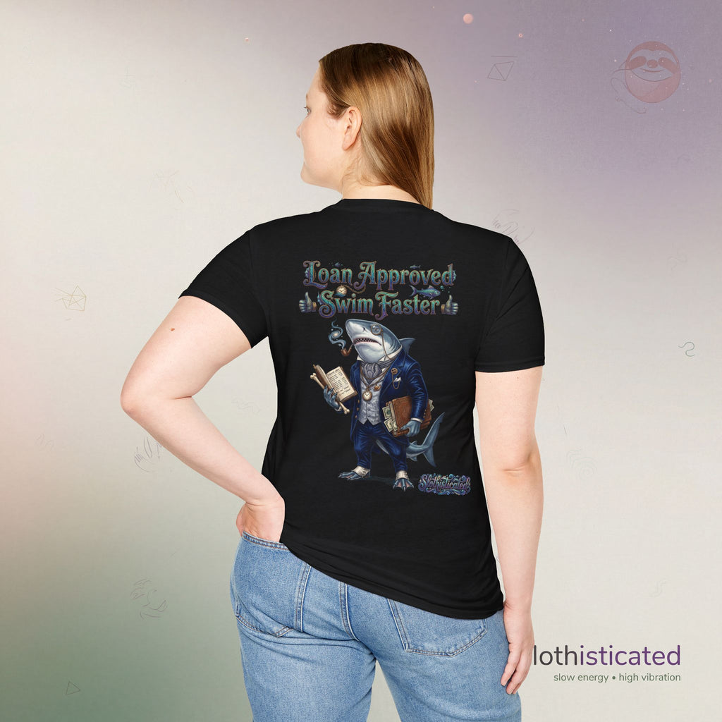 The Loan Shark — Bite-Sized Interest Graphic T-Shirt