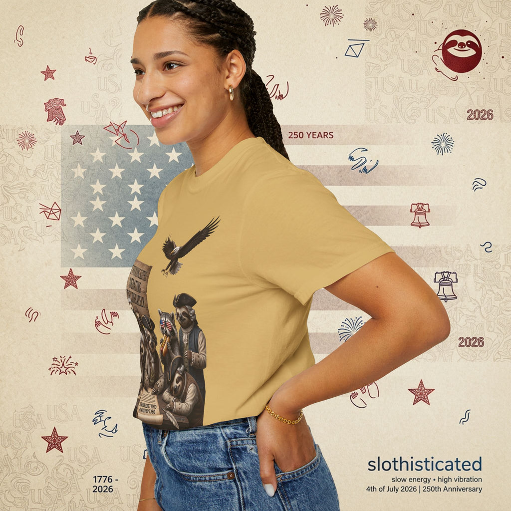 The Founding Sloths — Debating Deliberately Colonial Sloth Tee