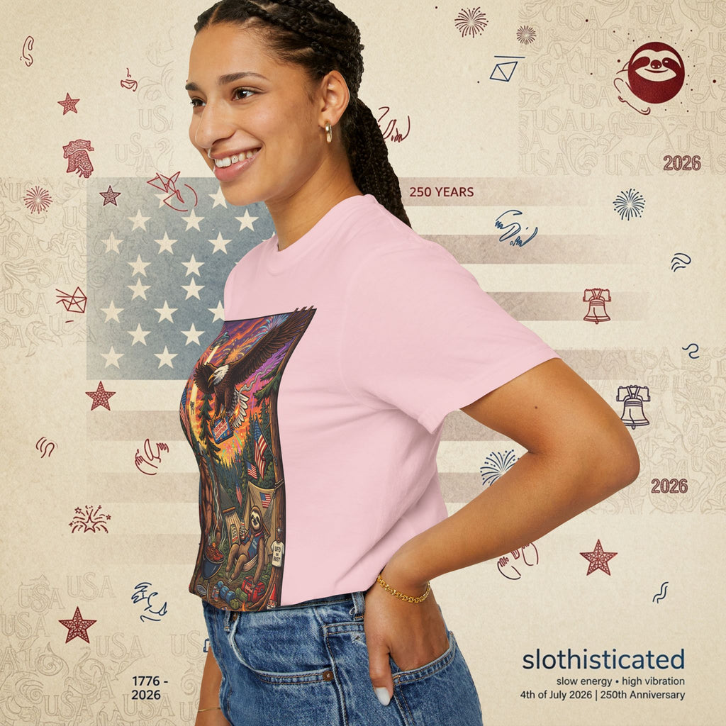 The Pitmaster — Patriotic Sasquatch Eagle Cookout T-Shirt
