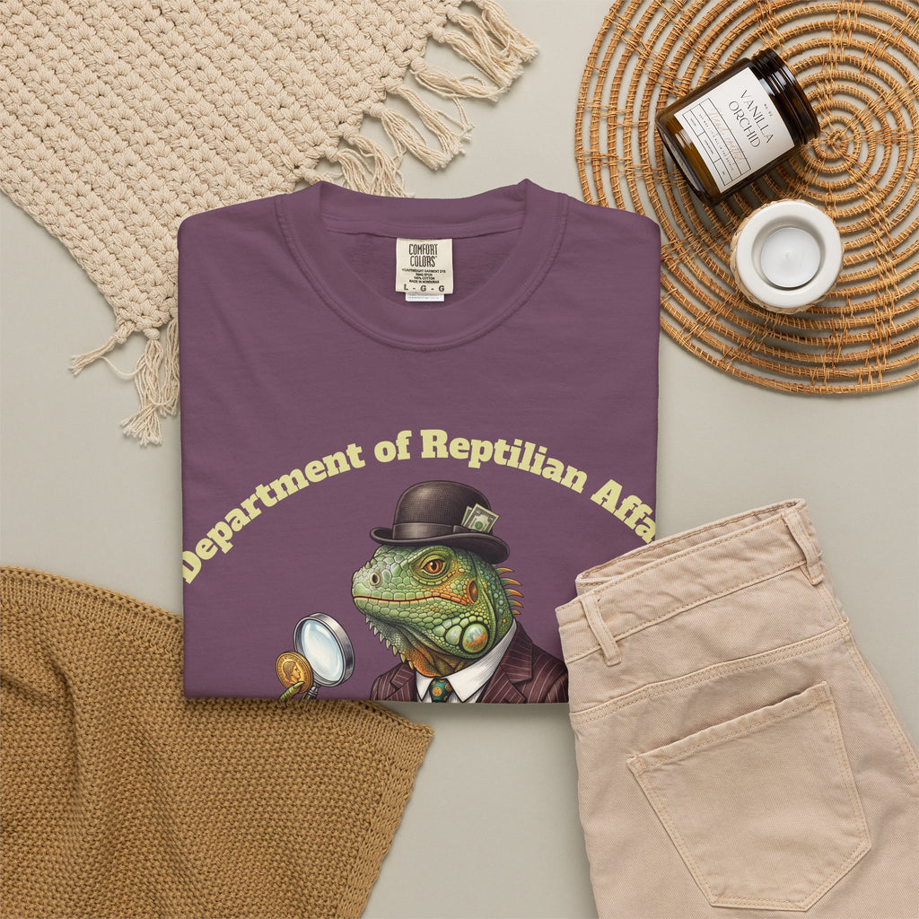 Iguana Banker T-Shirt — Department of Reptilian Affairs