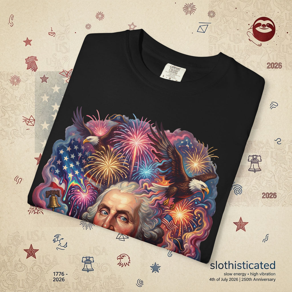 The Reverie — Psychedelic George Washington Fireworks T-Shirt