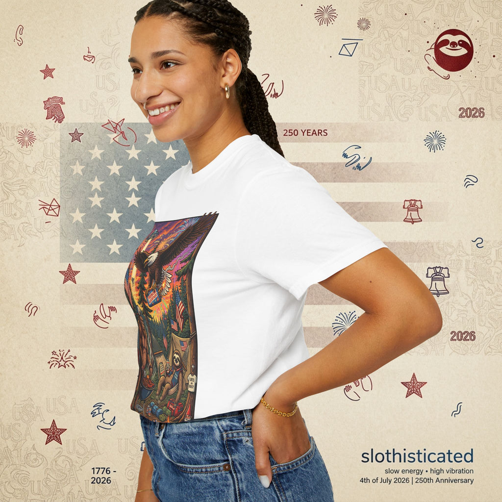 The Pitmaster — Patriotic Sasquatch Eagle Cookout T-Shirt
