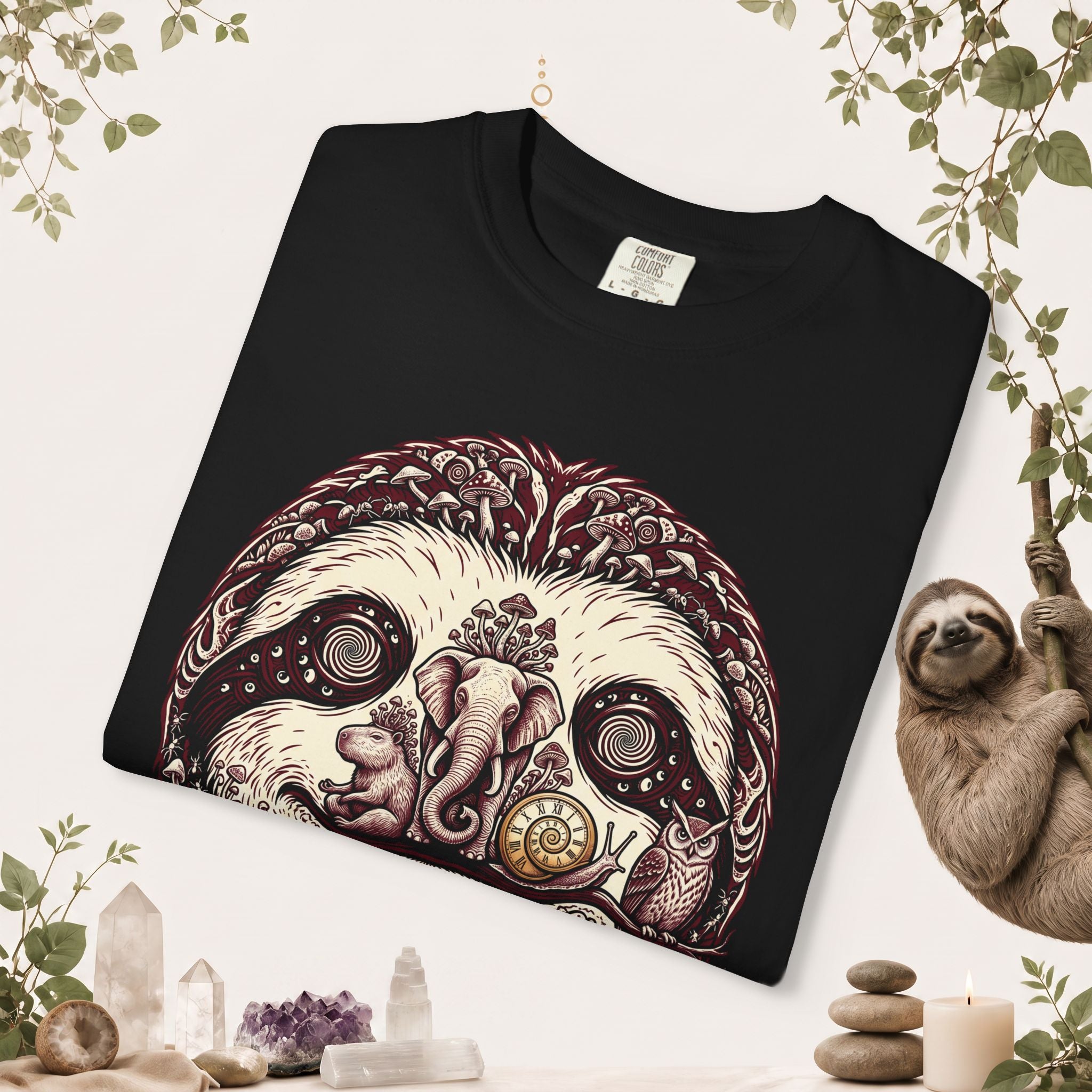 The Multitudes — Sloth Face Collage T-Shirt