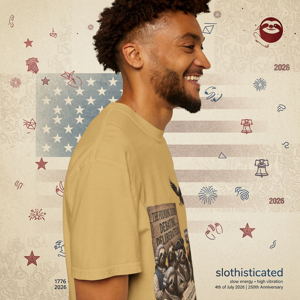 The Founding Sloths — Debating Deliberately Colonial Sloth Tee