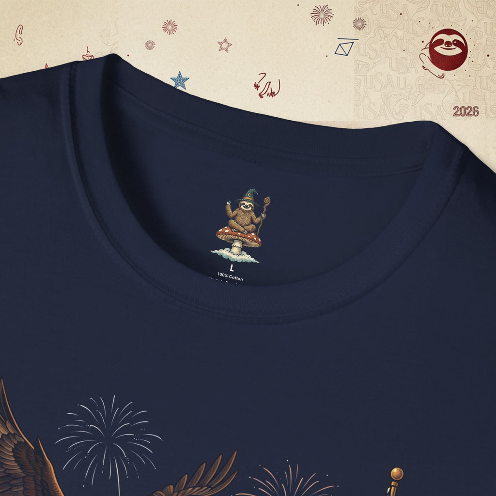 The Statesman — Lincoln-Era Sloth Portrait Tee