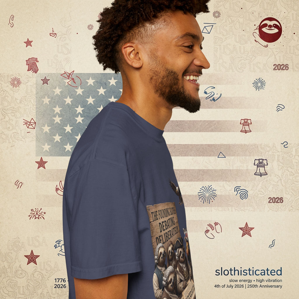 The Founding Sloths — Debating Deliberately Colonial Sloth Tee