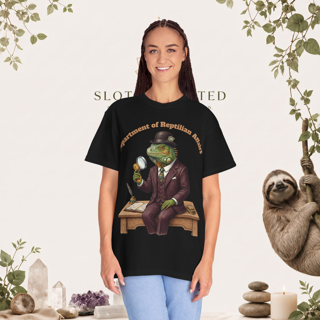 Iguana Banker T-Shirt — Department of Reptilian Affairs