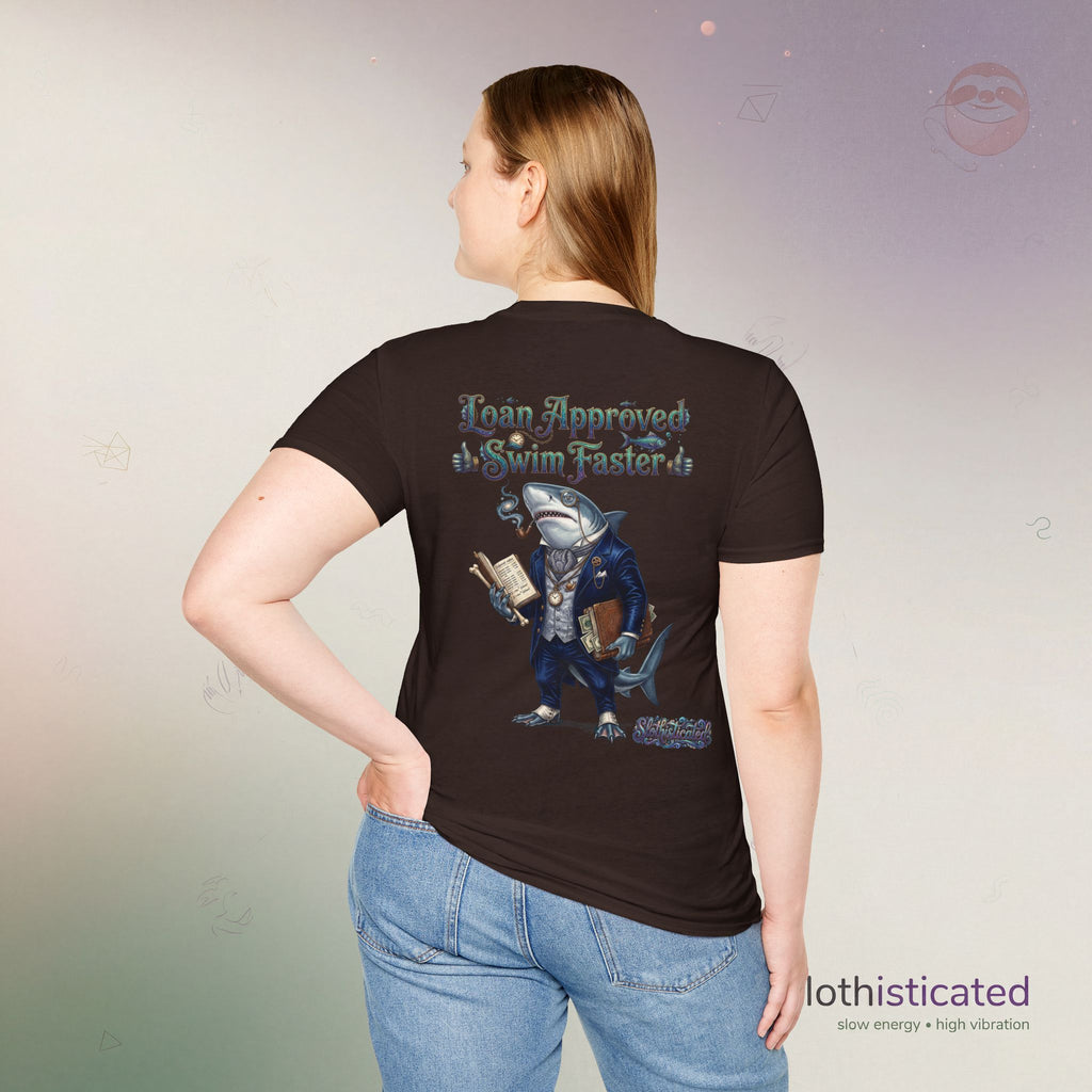 The Loan Shark — Bite-Sized Interest Graphic T-Shirt