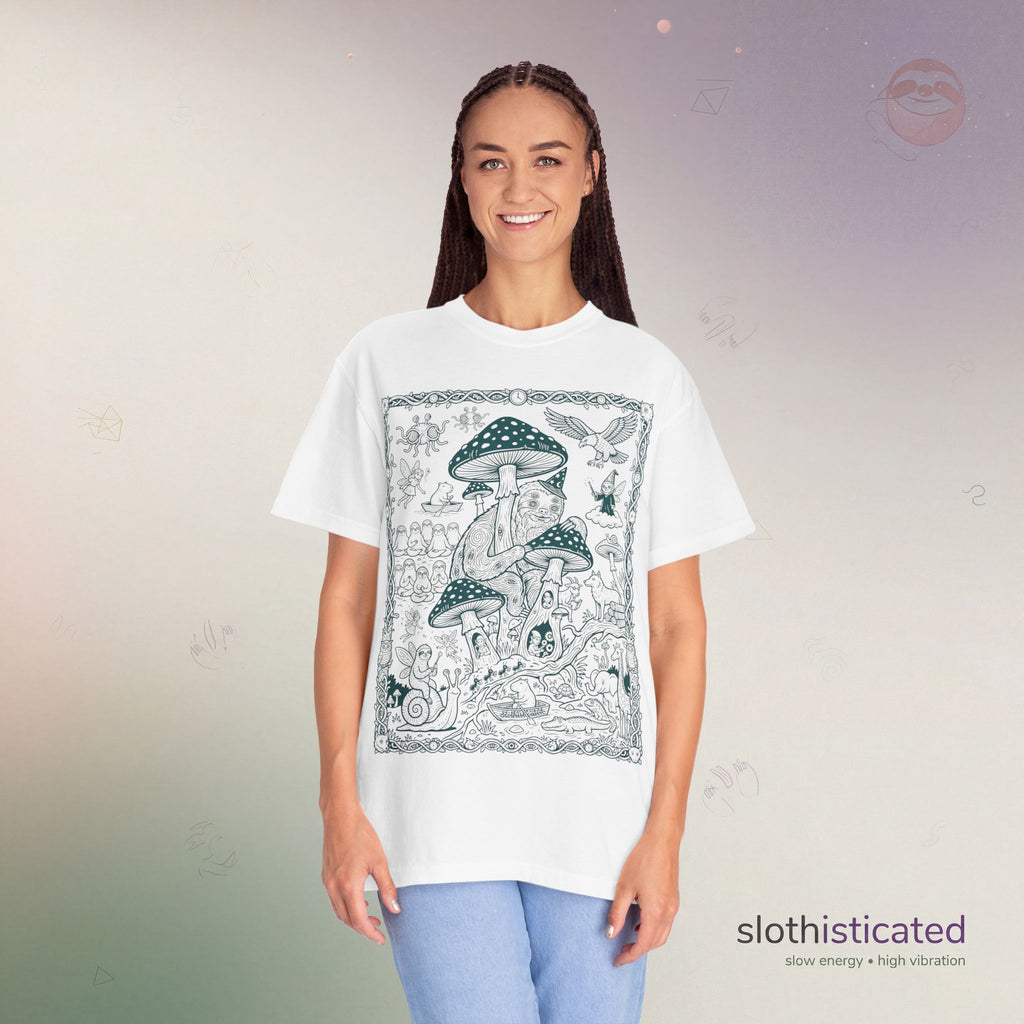 The Mushroom Court — A Fungal Folktale in Ink