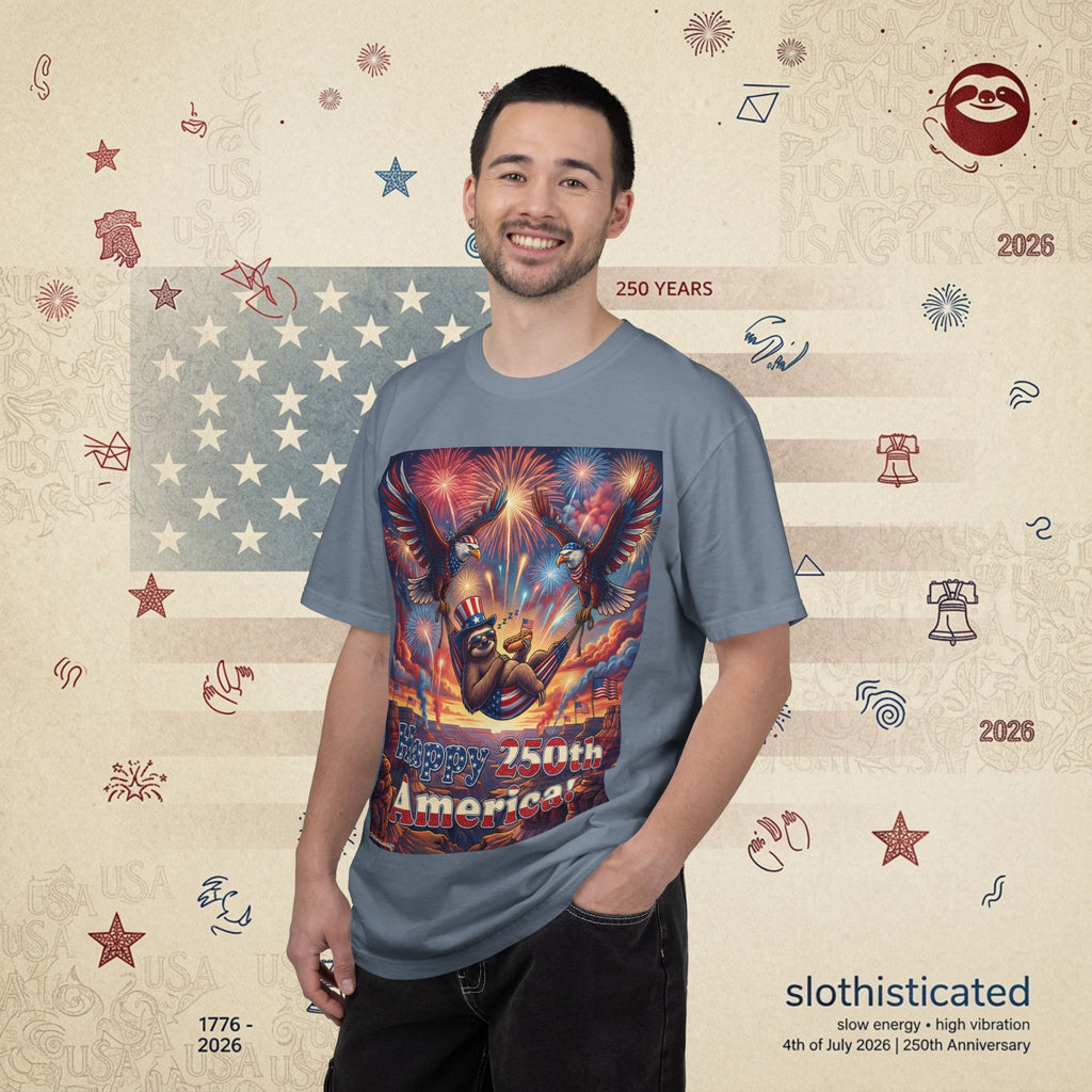 The Repose — Sloth Hammock 250th Anniversary T-Shirt