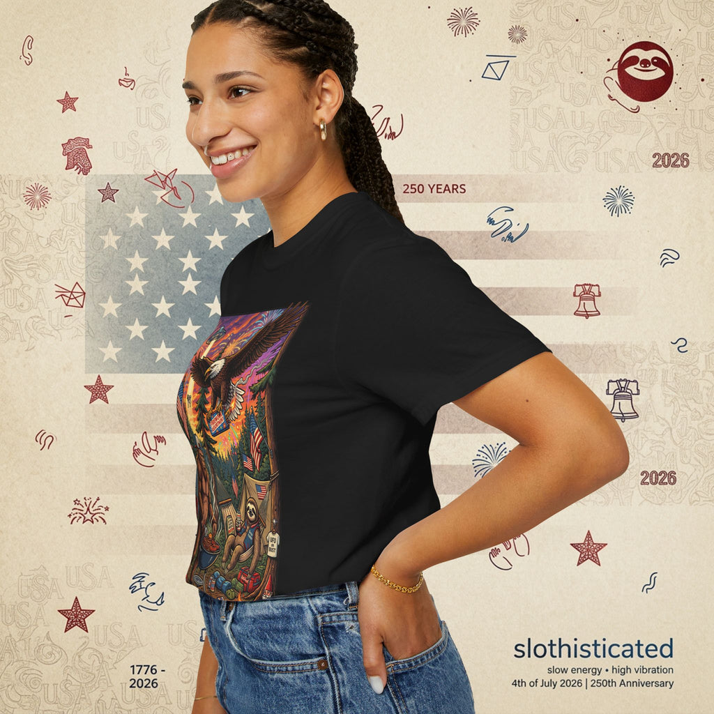 The Pitmaster — Patriotic Sasquatch Eagle Cookout T-Shirt