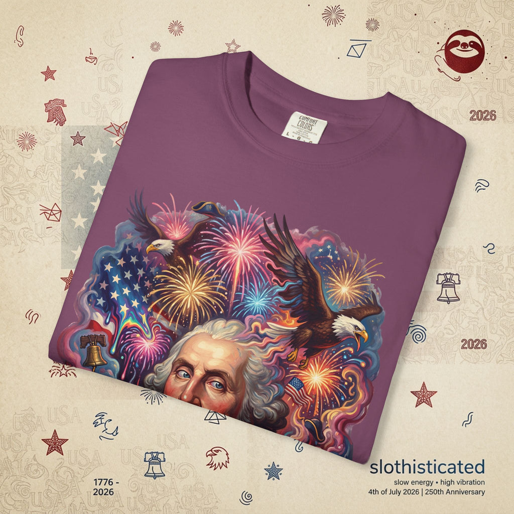 The Reverie — Psychedelic George Washington Fireworks T-Shirt