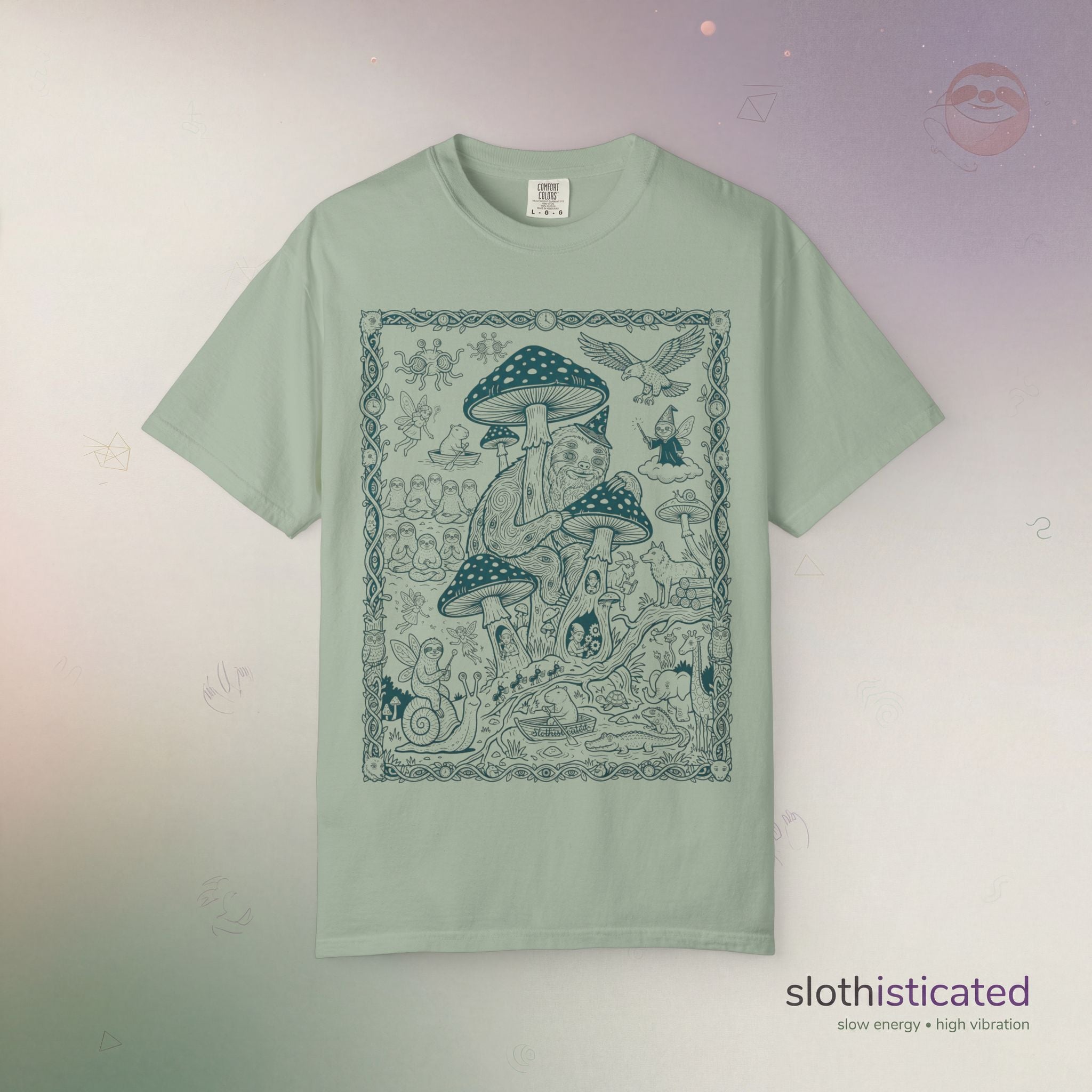 The Mushroom Court — A Fungal Folktale in Ink